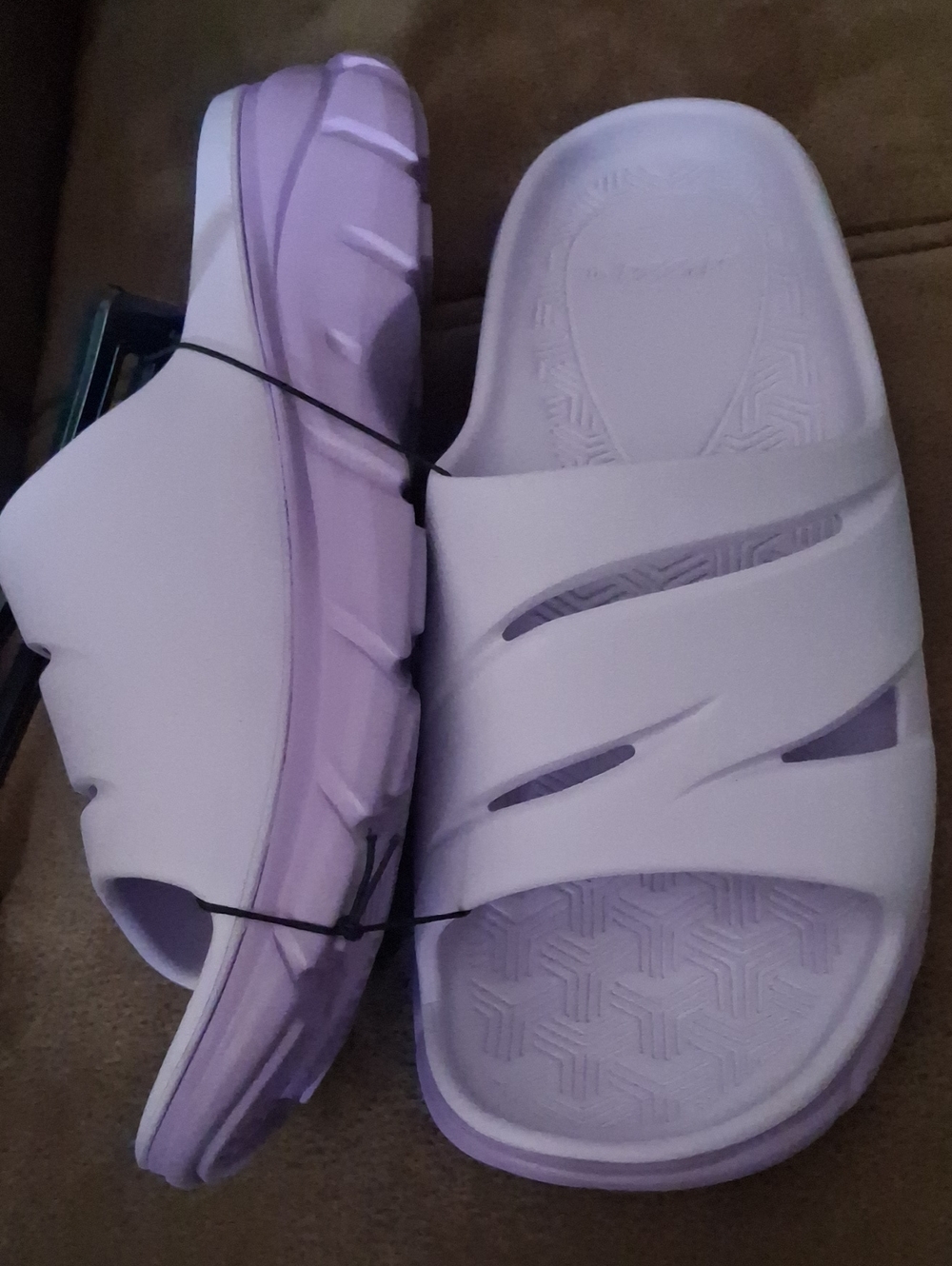 Avia Women's Two-tone Light Purple Women’s Slide Sandals Size 11